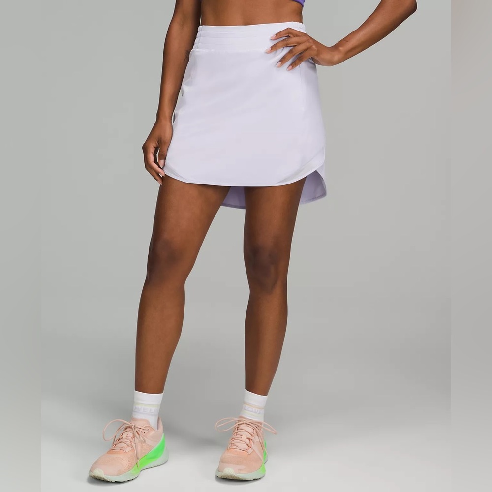 Lululemon Hot to Trot light blue skirt NWT